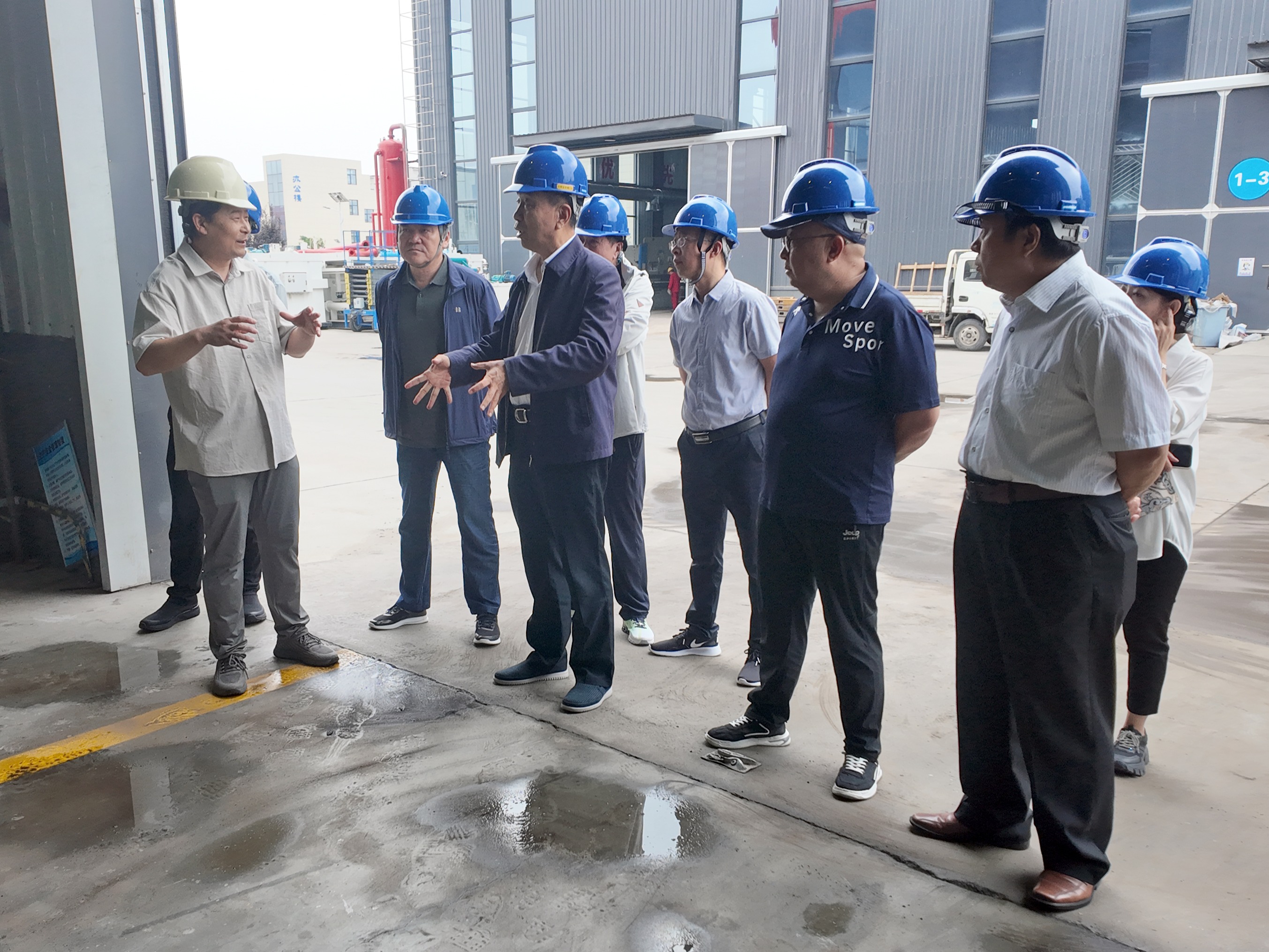 商会受邀参观富阎产业合作园区并座谈交流